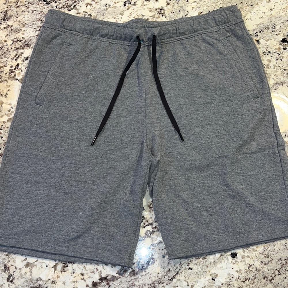 Target all in motion, gray shorts, and a size large